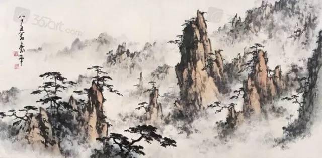 董寿平山水、花鸟作品欣赏！_搜狐网