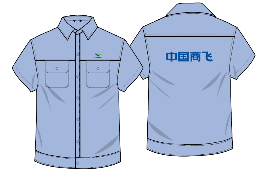 工作服上vi应用示例