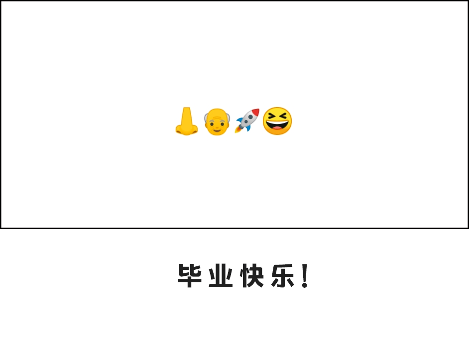 我画你猜 |当emoji遇上nkuer_毕业
