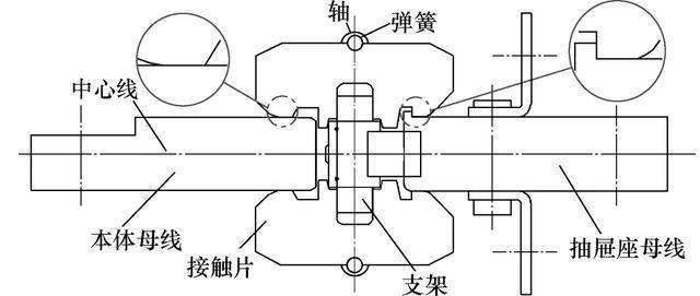 新型万能式断路器的桥型触头结构
