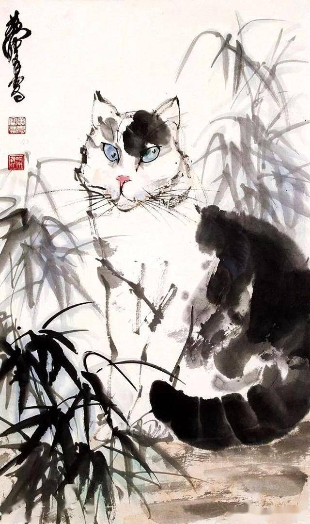 著名书画大家黄胄画猫专辑