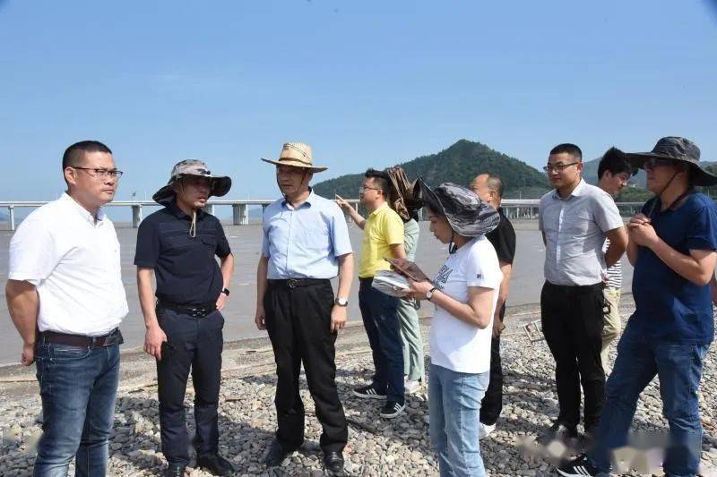 市自然资源和规划局副局长杨继雄来赤溪镇调研沿海防护林建设工作