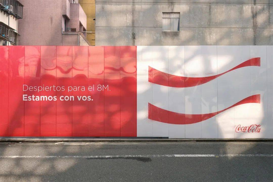 可口可乐的创意广告牌