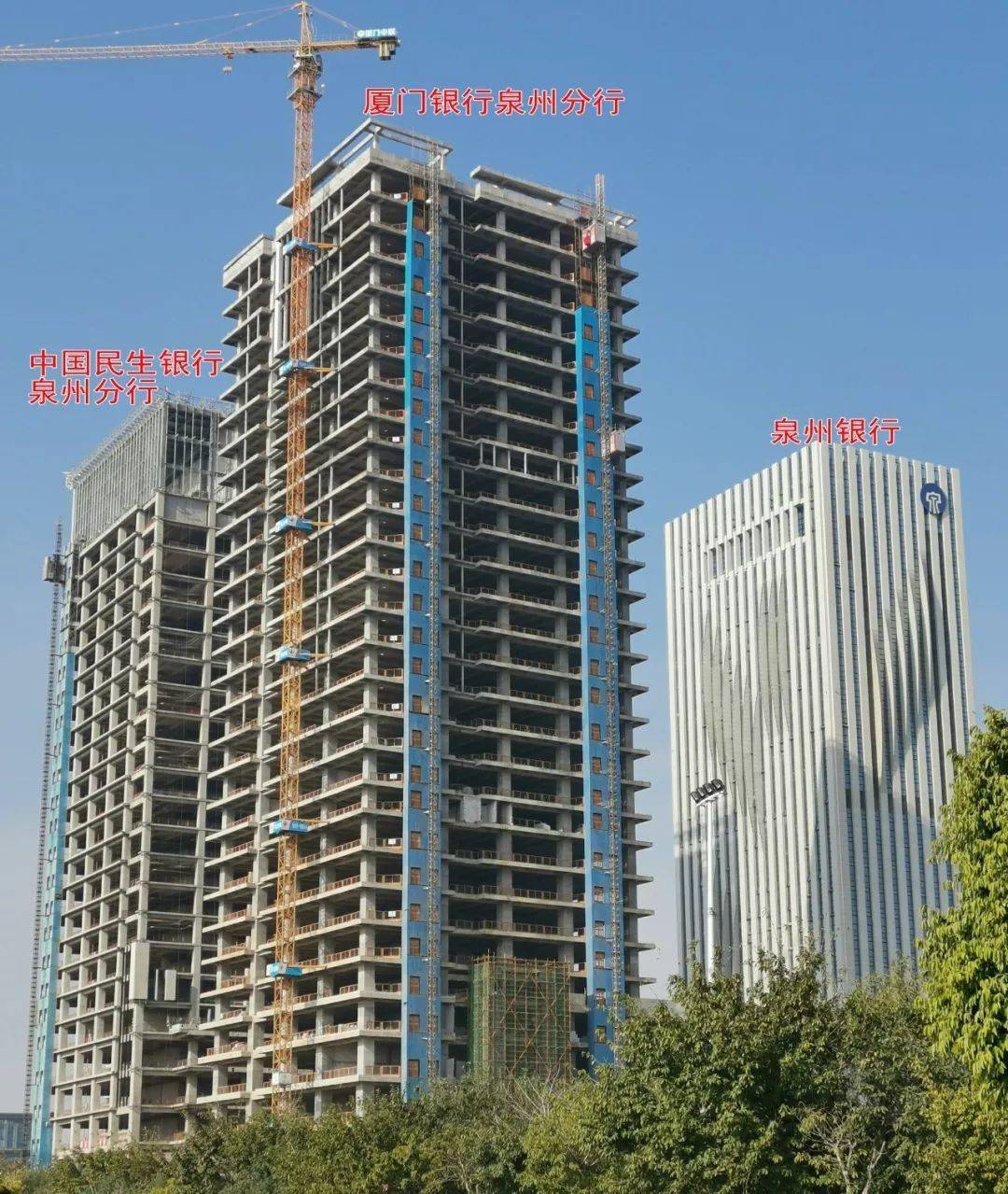 4号地块周边已有泉州银行总部大楼中国民生银行泉州分行民生大厦