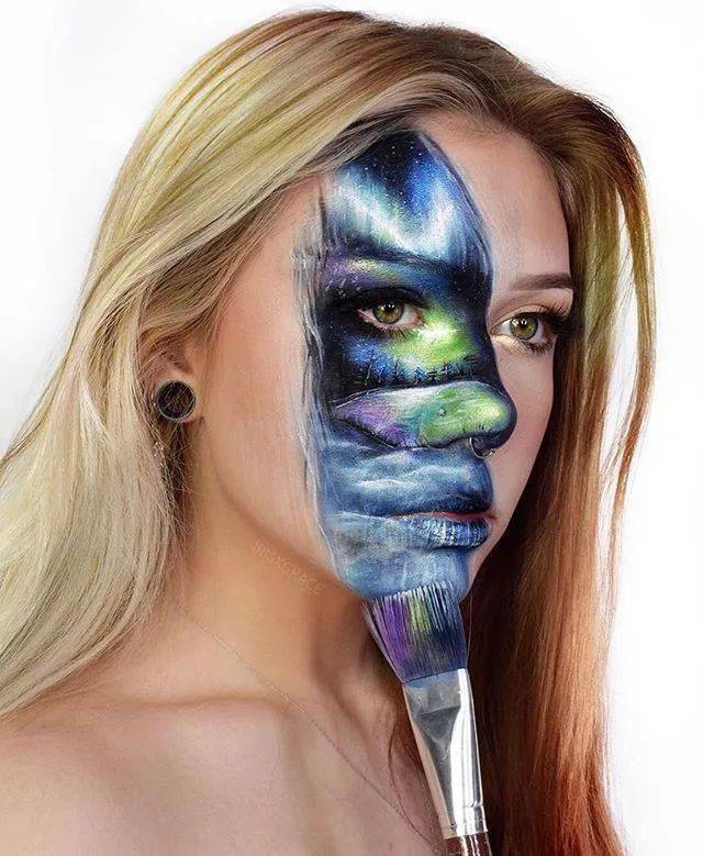 赏析美妆博主irisgrace彩绘妆容集锦