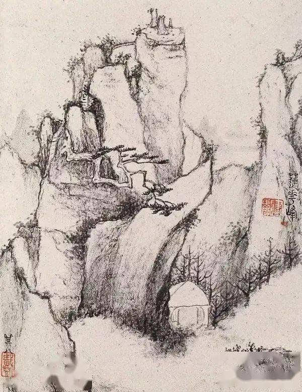 从明清时期对于枯笔的争论中,我们可以看出:枯笔虽然是一种笔墨技法