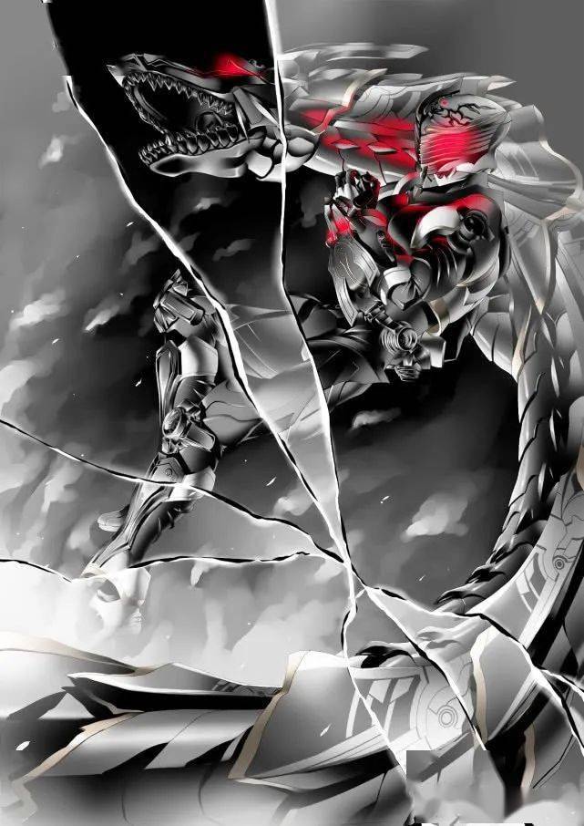 假面骑士人物重绘saga充满了王的气质