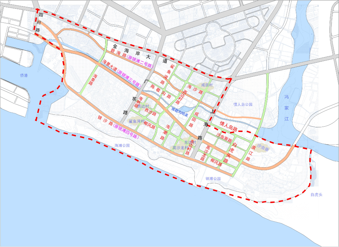北海路名大调整海景大道改叫廉州湾大道