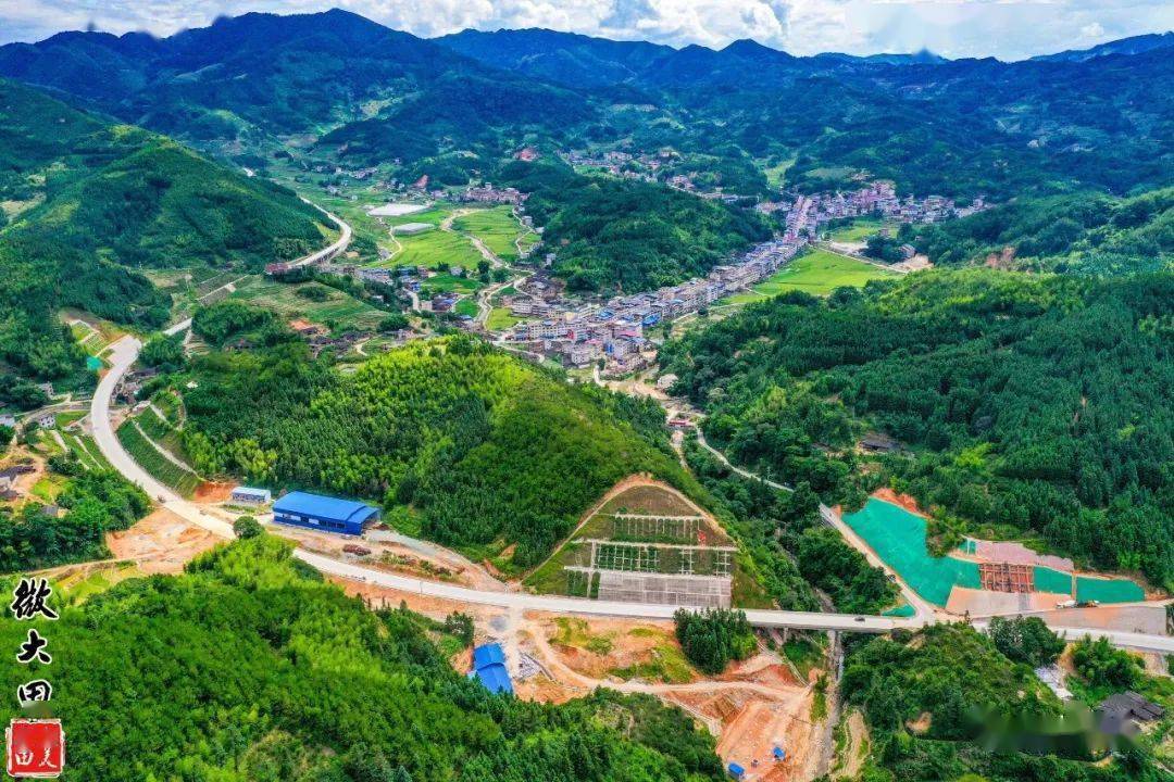 国道纵五线(大田段)预计今年年底完成主体通车!_施工