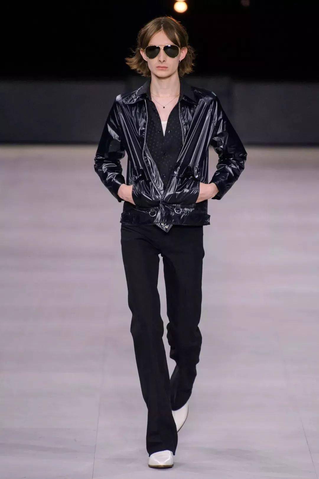 celine 2020春夏男装|70年代的消瘦雅痞摇滚青年_slimane