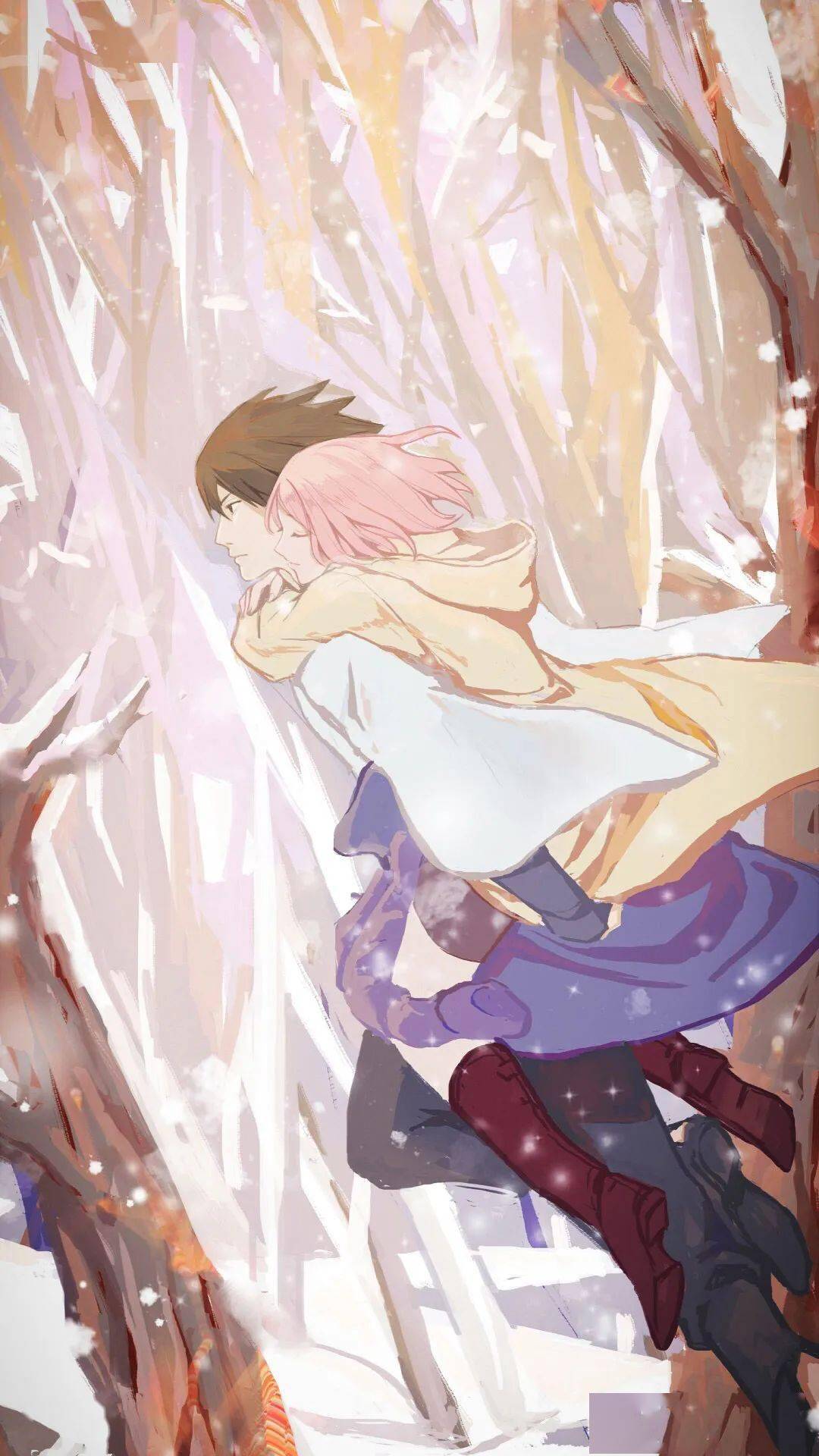 火影壁纸情侣组佐樱