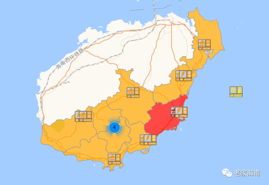 海南這6個市縣將出現強降水!