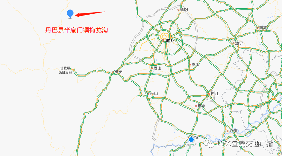 紧急突发泥石流四川这条国道部分道路中断