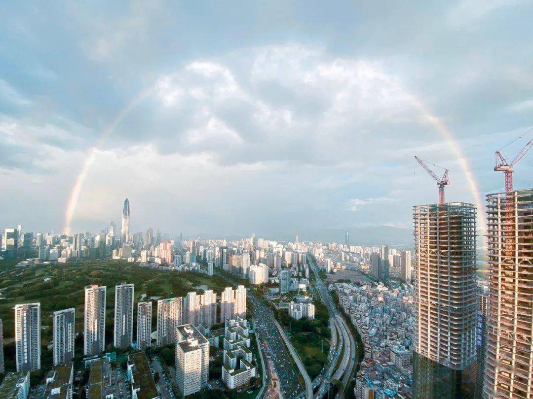 今天,深圳惊现双彩虹,刷屏朋友圈!