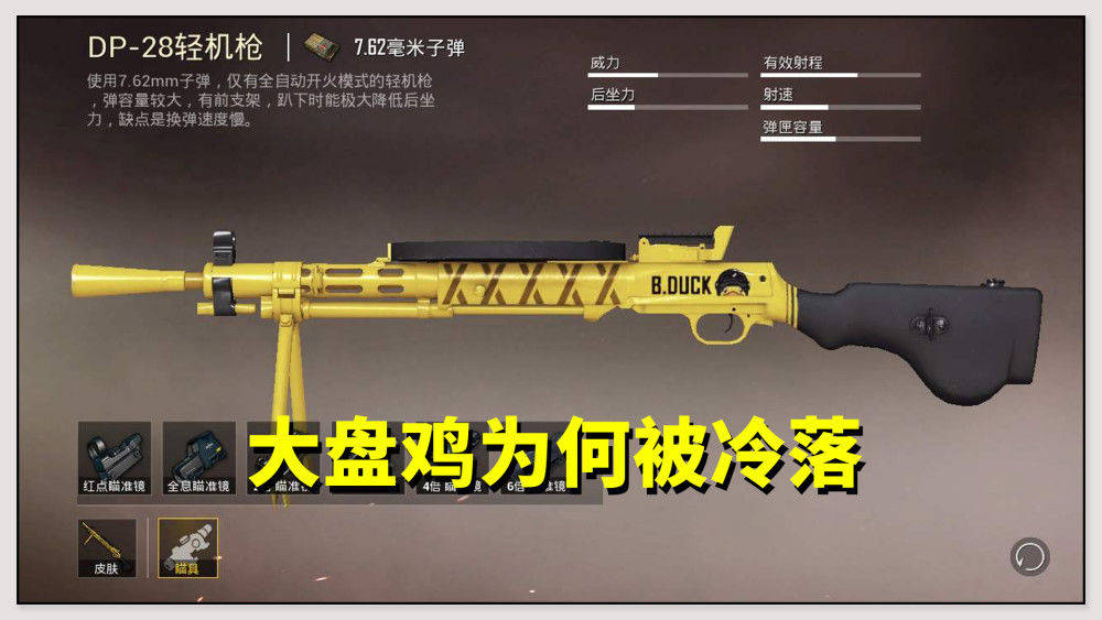 和平精英:7.62系最稳的枪,为何无人问津?