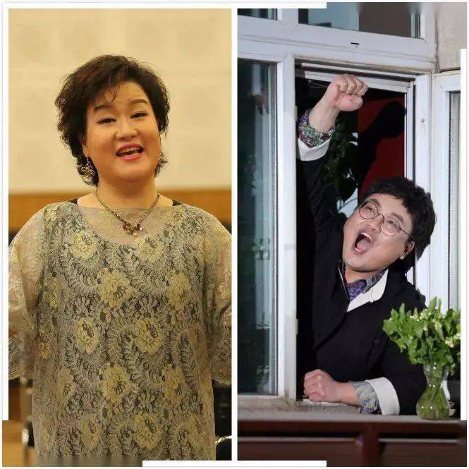 阮余群和李爽在《在一起(together)》中,女高音阮余群和男高音李爽这