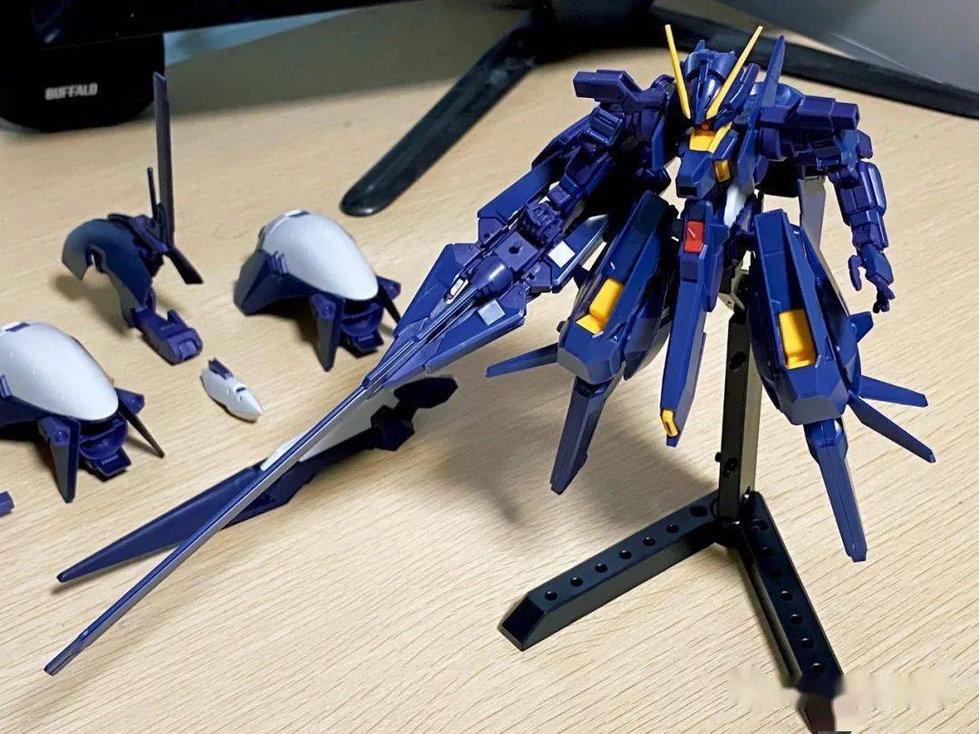 【万代6月 pb网限 hguc rx-124 高达tr 基哈尔ii 日玩开盒&组装完成