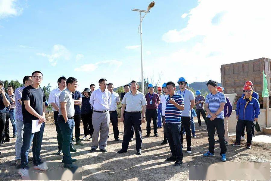 调研组一行先后到祥云县青海湖水生态综合治理工程项目现场,祥瑞家园