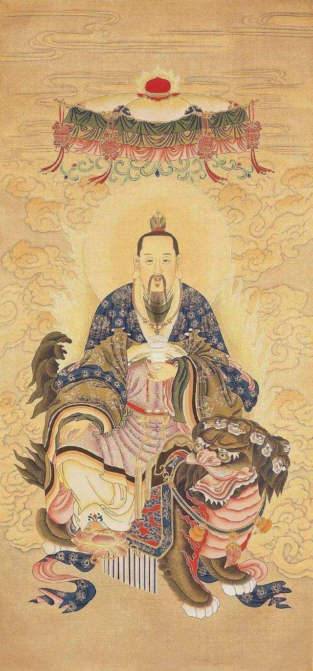 道教全神图_玉皇大帝