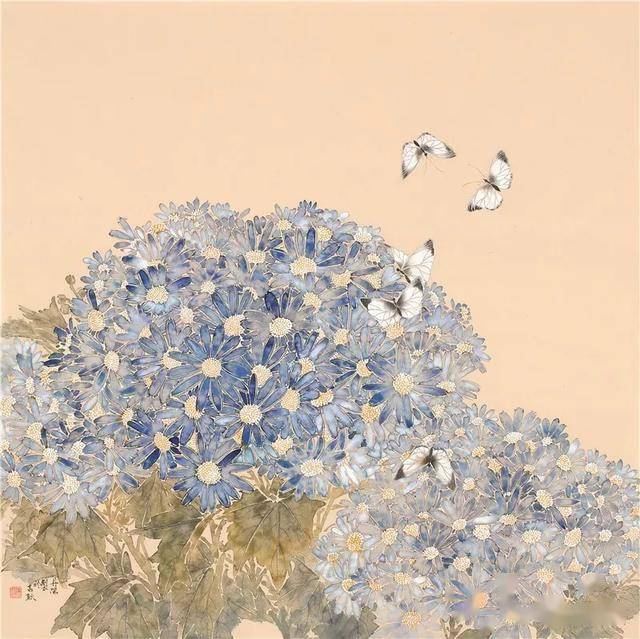 平淡天真 原丹阳的花鸟画