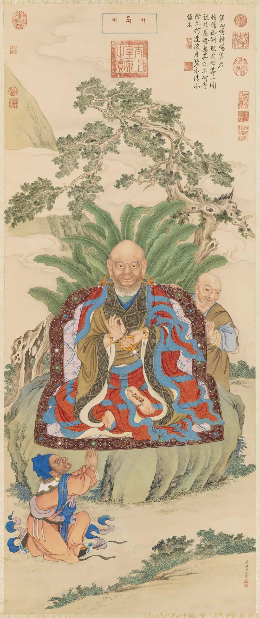 清丁观鹏佛绘作品欣赏