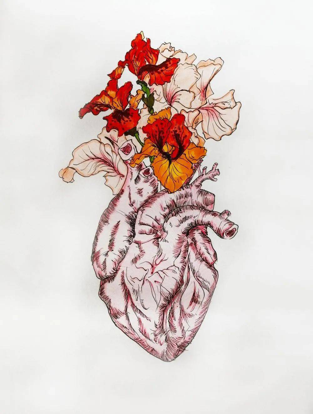 广西医科大学医学生的灵魂绘画,爱了爱了!