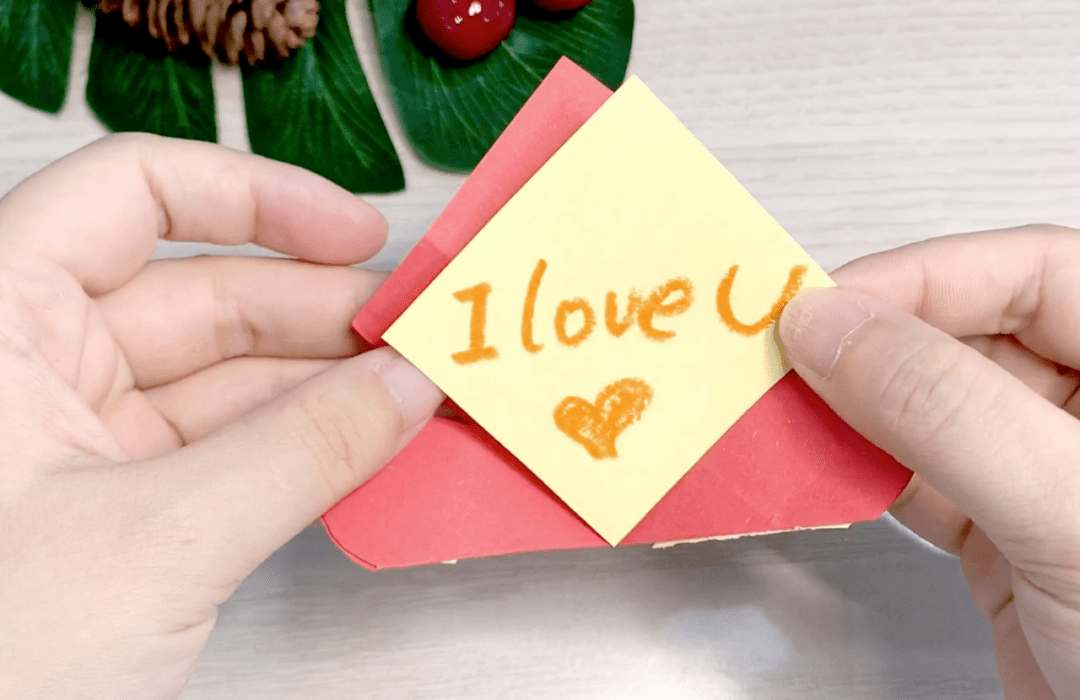 教你做2张抽拉贺卡表达对爸爸妈妈的爱