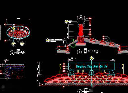小编还找到了公园的cad图纸公园景观施工图设计种植总平面图种植大样