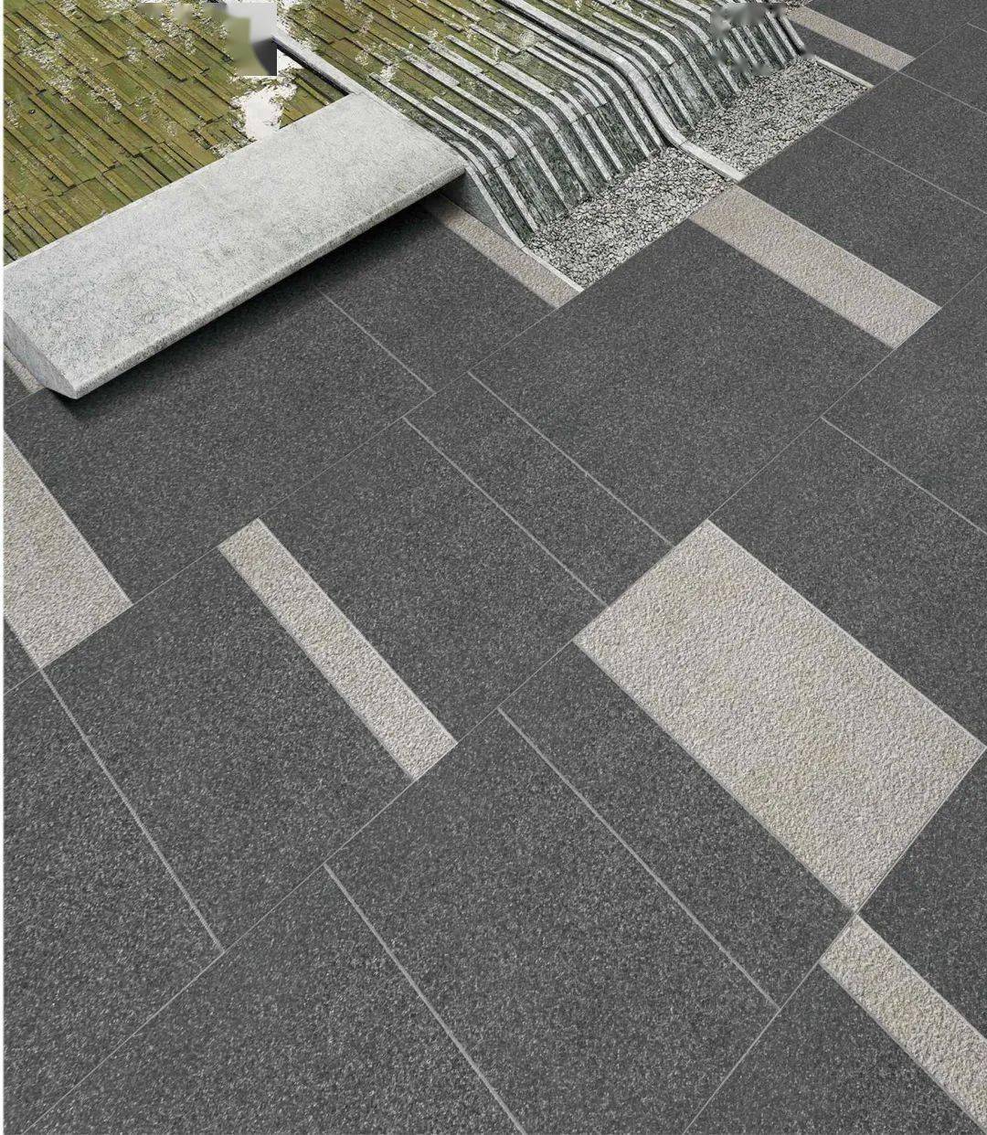 【新品】"臻石"生态石英砖,户外景观用砖新选择_石材