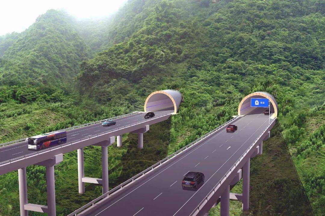 广平高速首条双向长隧道顺利贯通预计2022年9月竣工畅达九寨沟