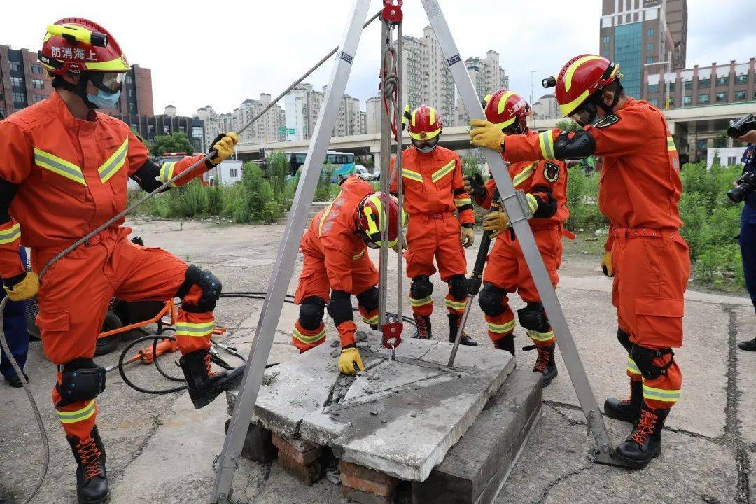 静安地震灾害救援实战拉动演练