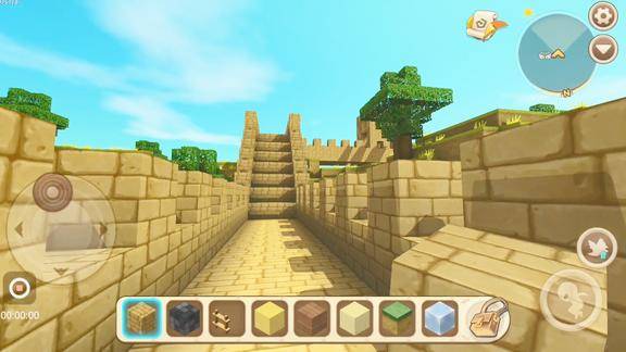 迷你世界:迷你世界版万里长城?你没有看错!