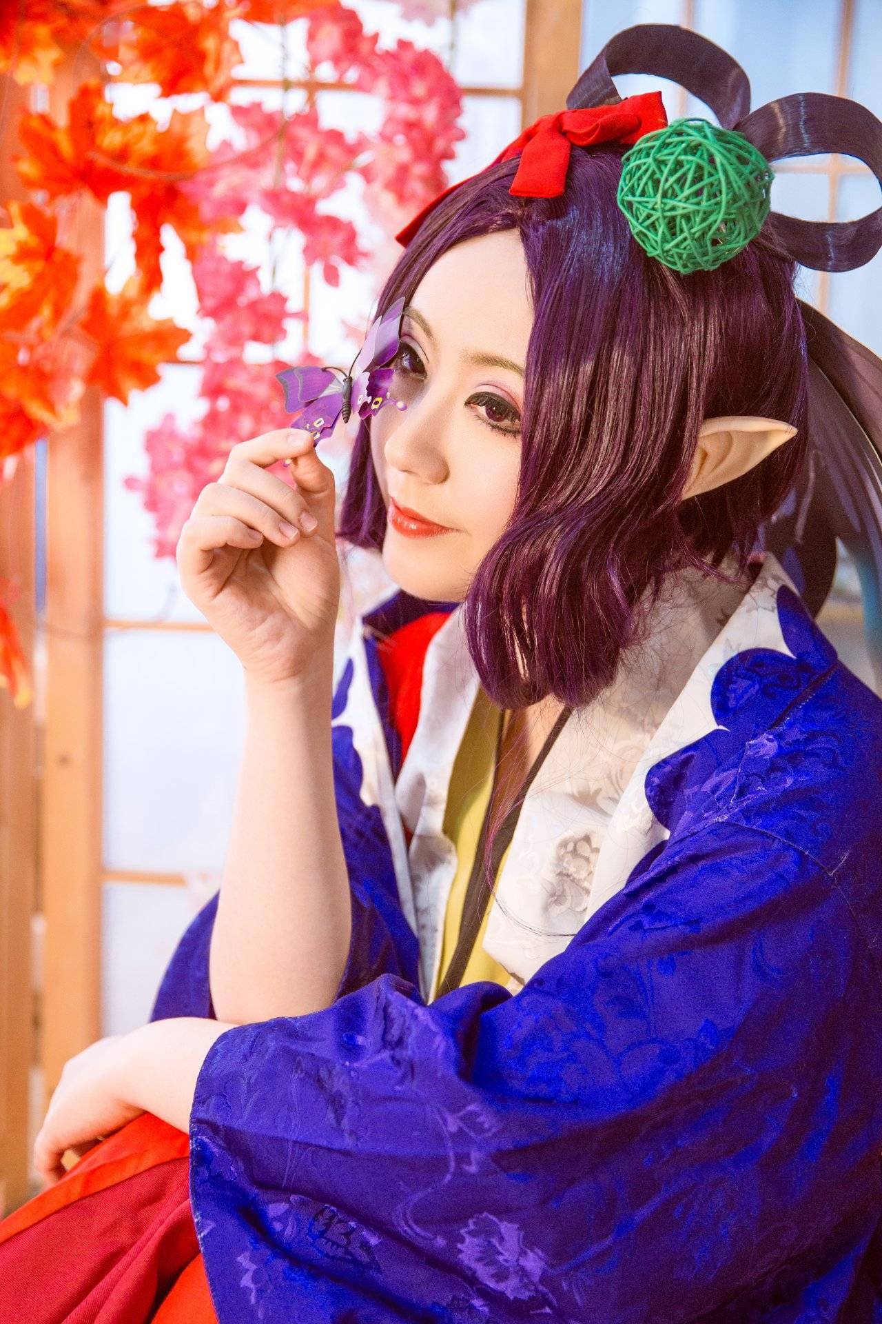 阴阳师蝴蝶精cosplay