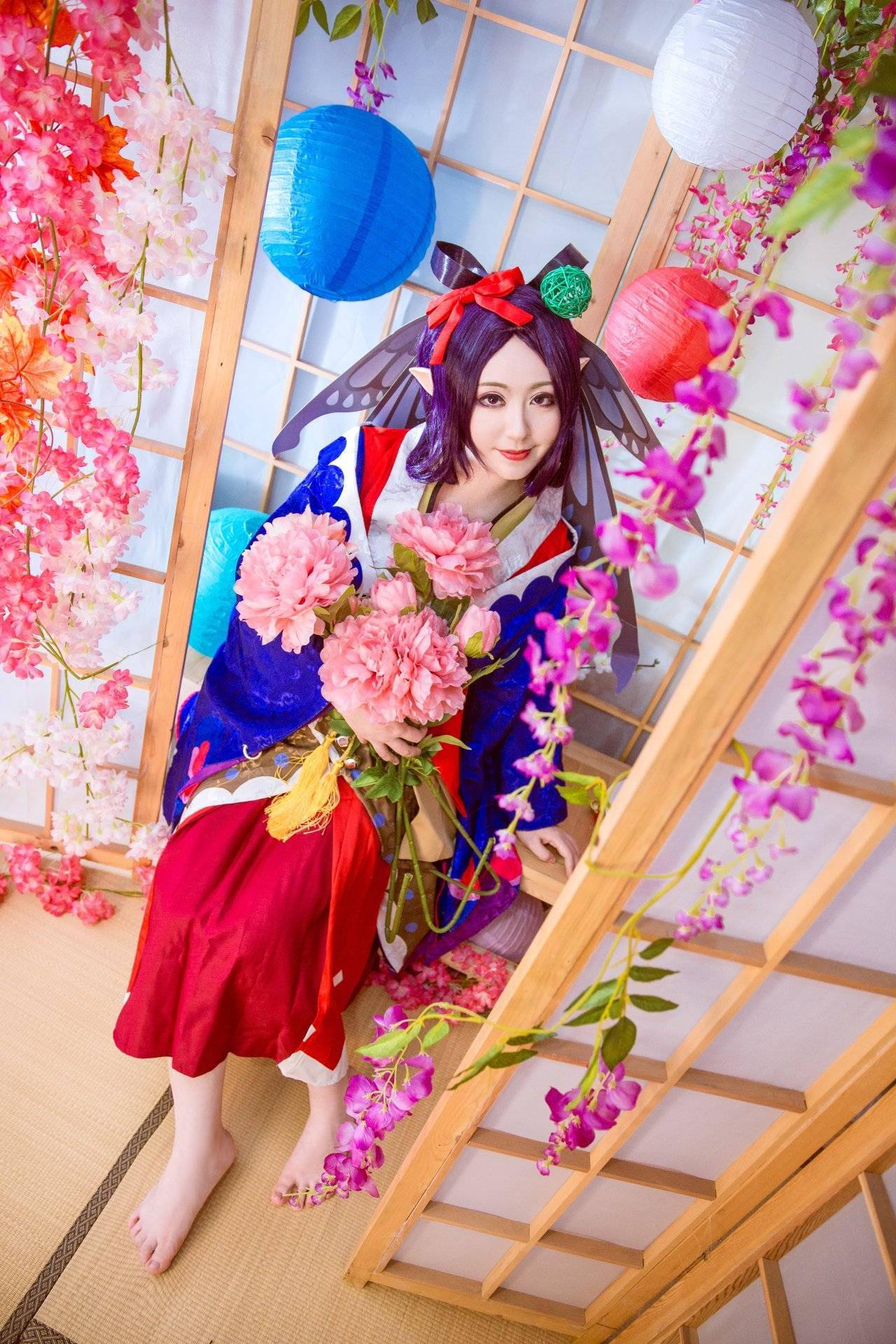 阴阳师蝴蝶精cosplay