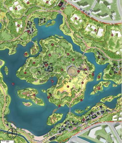 世界公园城市的自然会客厅——成都东安湖湿地公园详细规划曝光