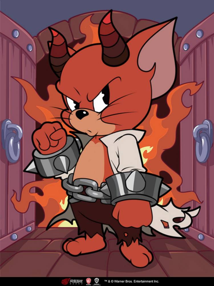 踏着烈焰而来 《猫和老鼠》恶魔杰瑞·火云大王上架_游戏