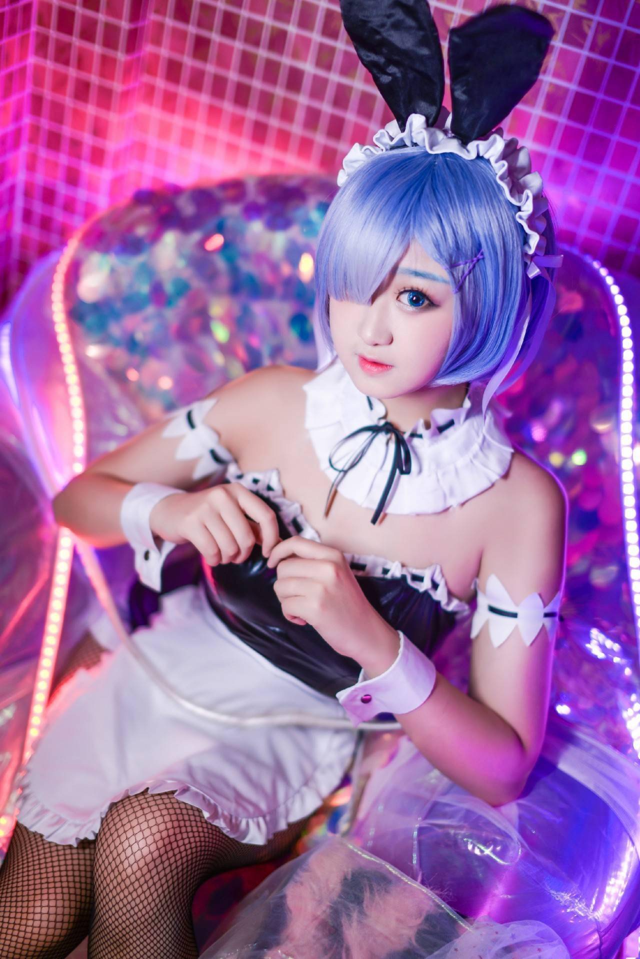 蕾姆兔女郎cosplay