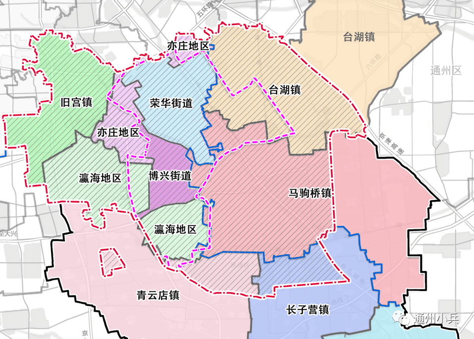 通州最新行政区划图片