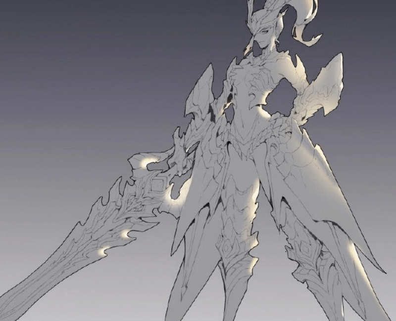 花木兰水晶猎龙者早期设计稿曝光模样变化很大这才是木兰该有的样子