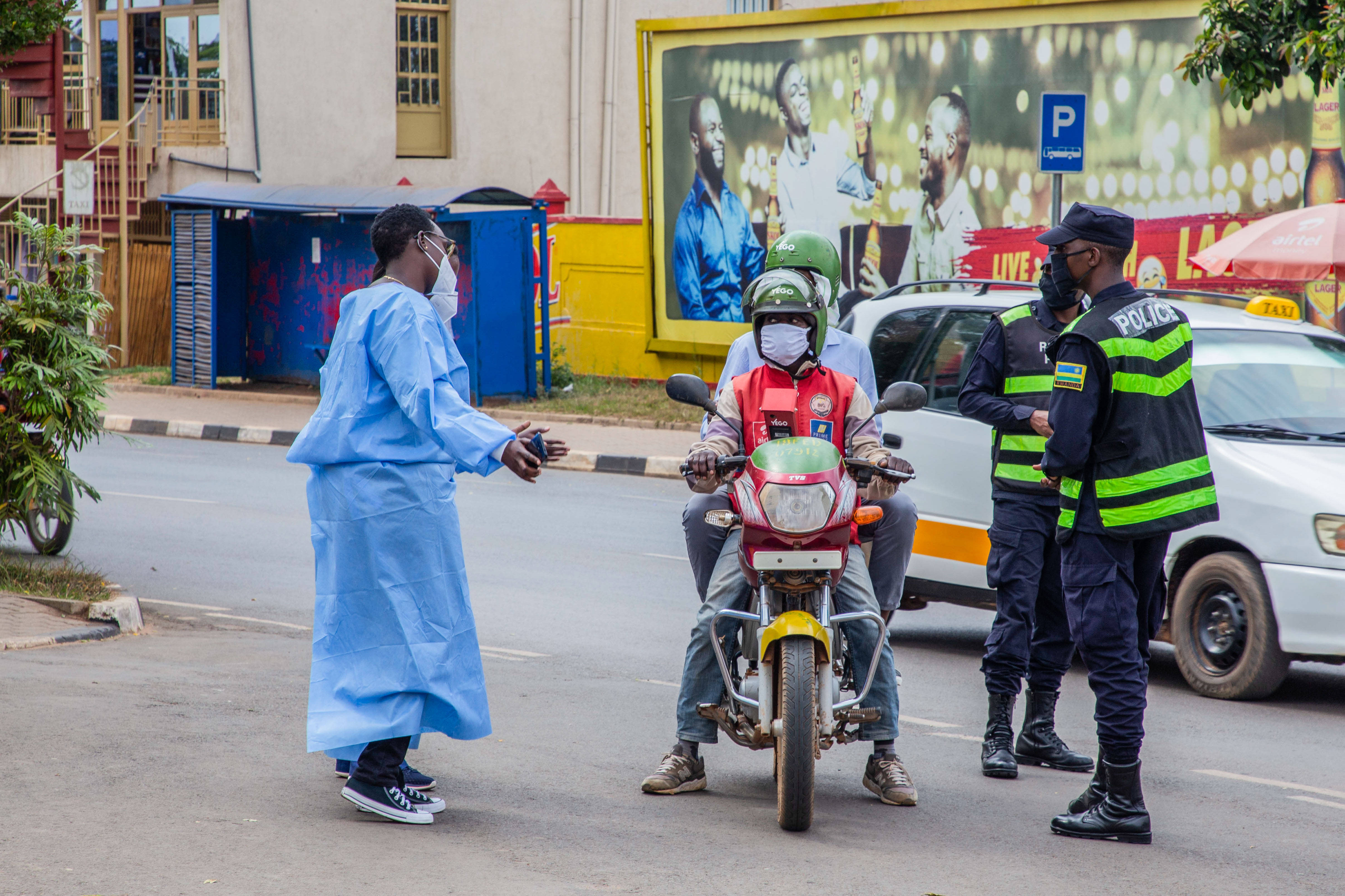 卢旺达:街头新冠病毒检测