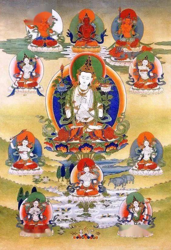 【砚外之艺】 108尊文殊菩萨圣像,见者获无尽辩才,得智慧成就