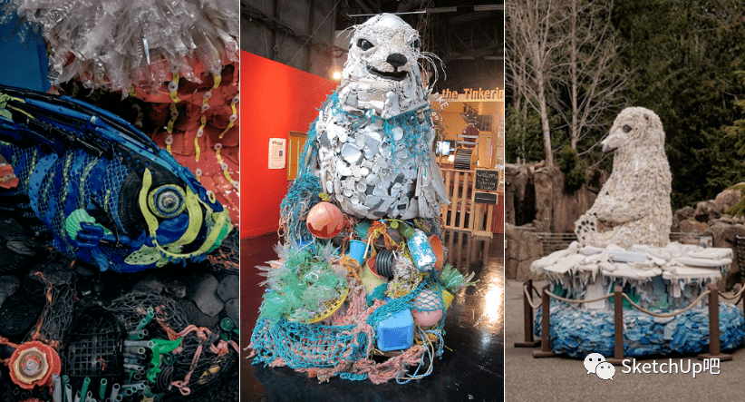 麦当劳停用的塑料吸管还能设计成艺术装置