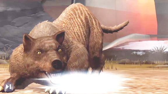 班克侏罗纪世界进化新生代战斗巨型短面熊vs大地懒
