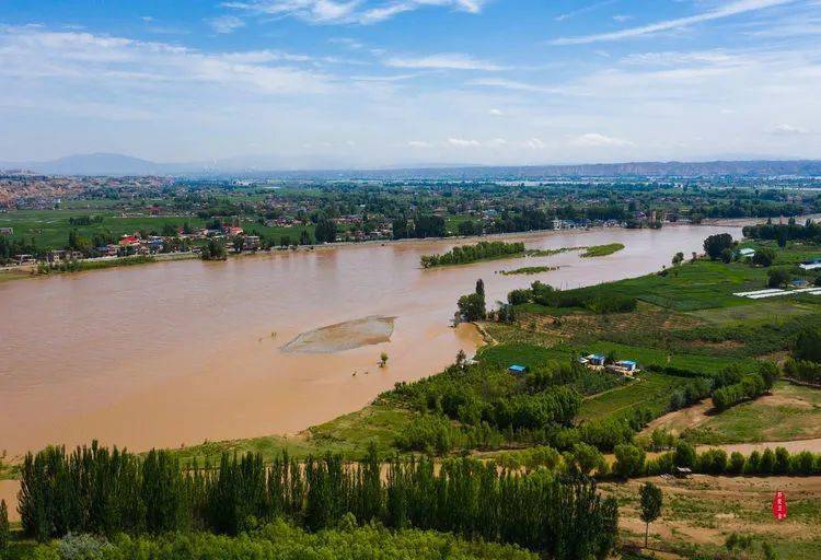 航拍靖远黄河之滨遭"曝光",简直美呆了!