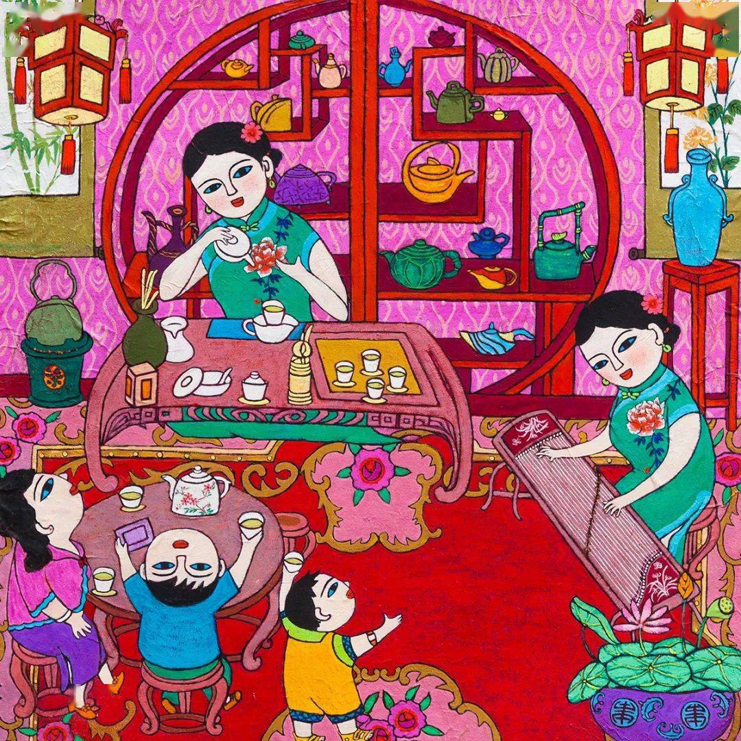 新泾田野云展览:"多彩文化 美好生活"—新泾镇西郊农民画优秀作品回顾