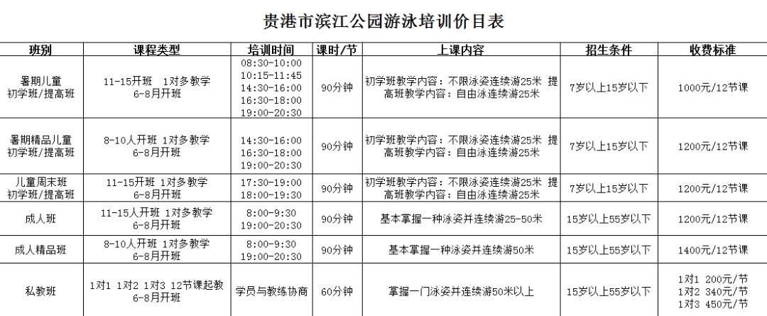 貴港濱江公園的游泳館門票又開搶啦僅需138元手慢無