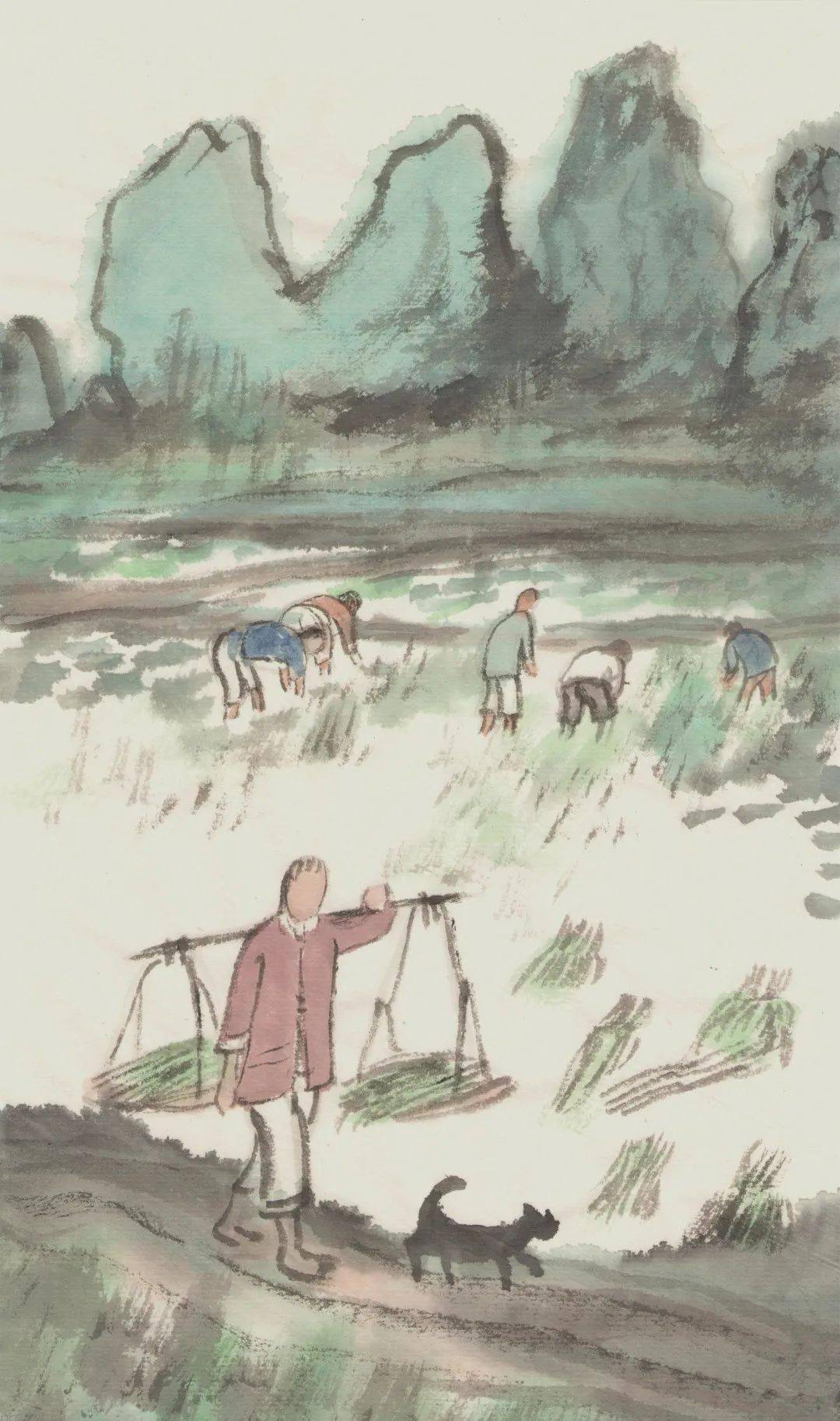 名家课堂丨方向讲解中国山水画篇①点景