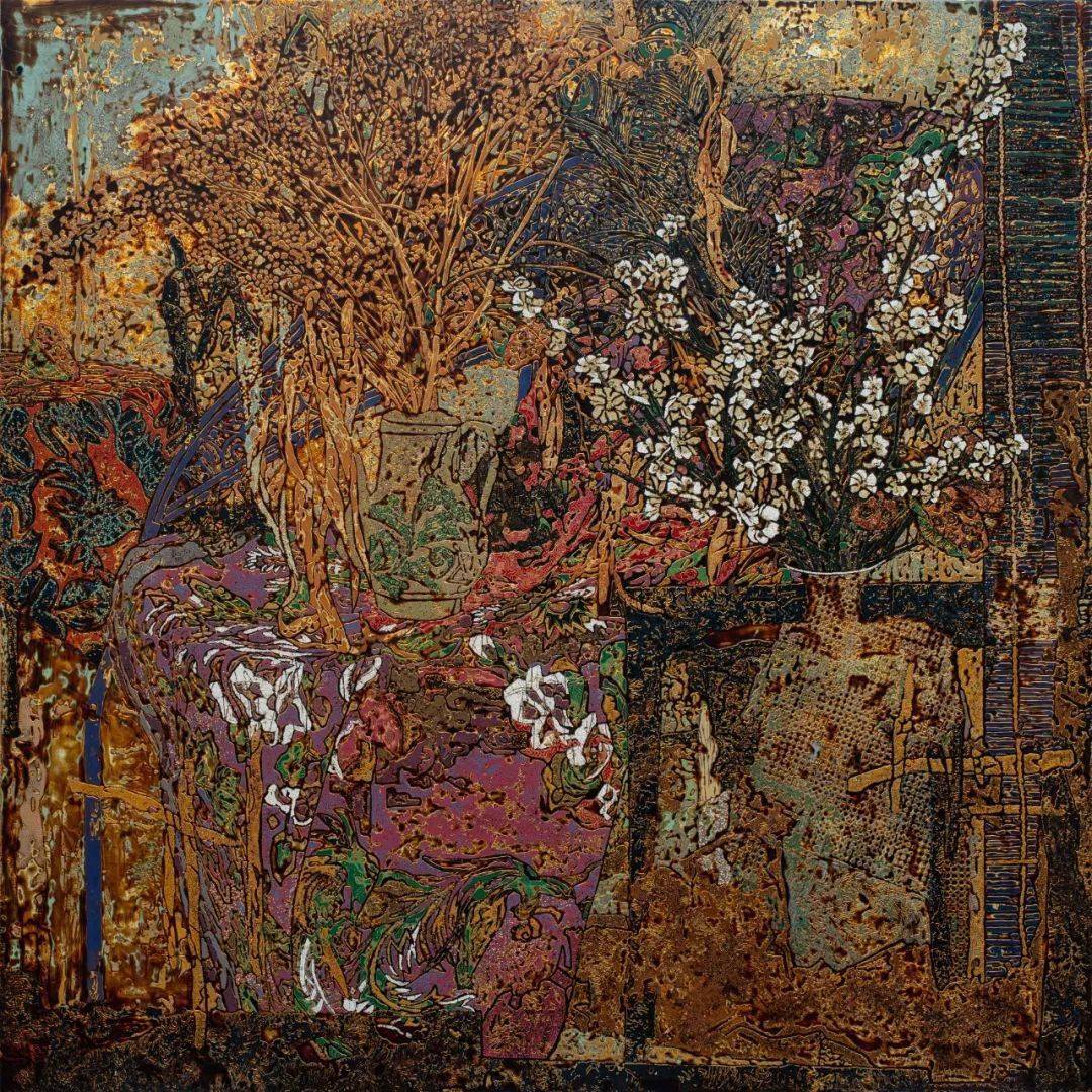 本周展览2020年7月715日漆迹张玉惠漆画作品展