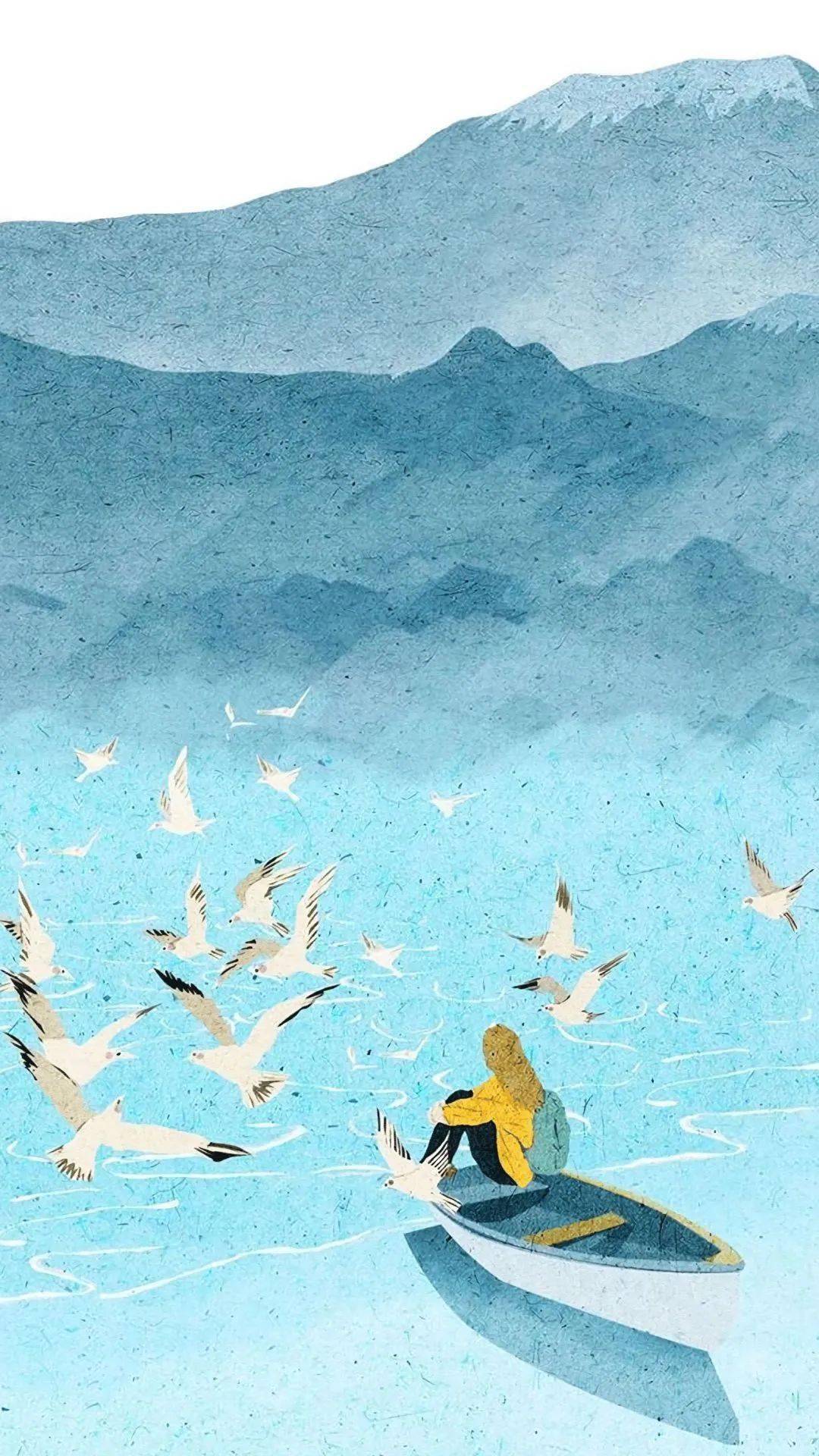 简约壁纸原图聊天背景图绿色