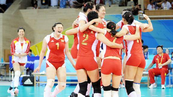 2008北京奥运会季军战中国女排31战胜古巴